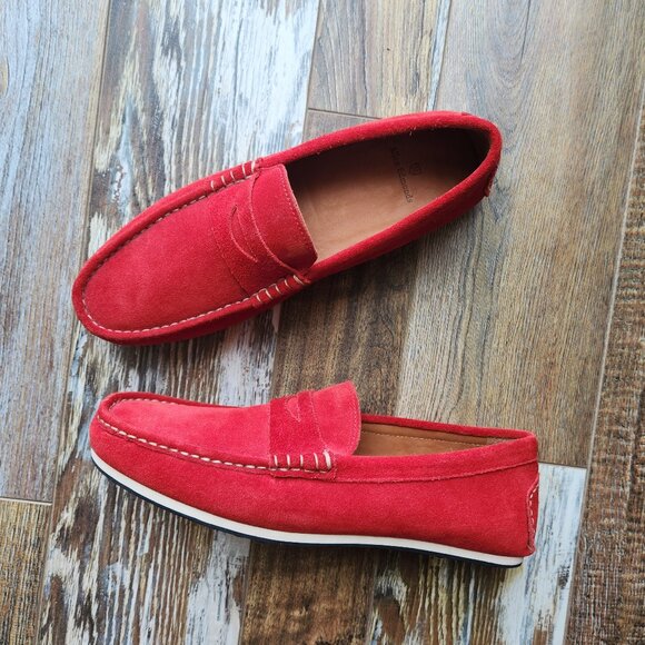 Allen Edmonds | Shoes | Nwob Allen Edmonds Red Suede Leather 